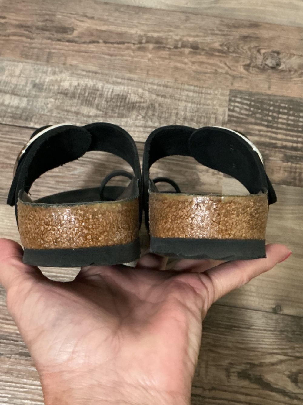 Birkenstock Miramar Big Buckle Black Leather Sandals - 36 - Picture 7 of 9